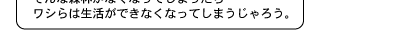 森林の役割